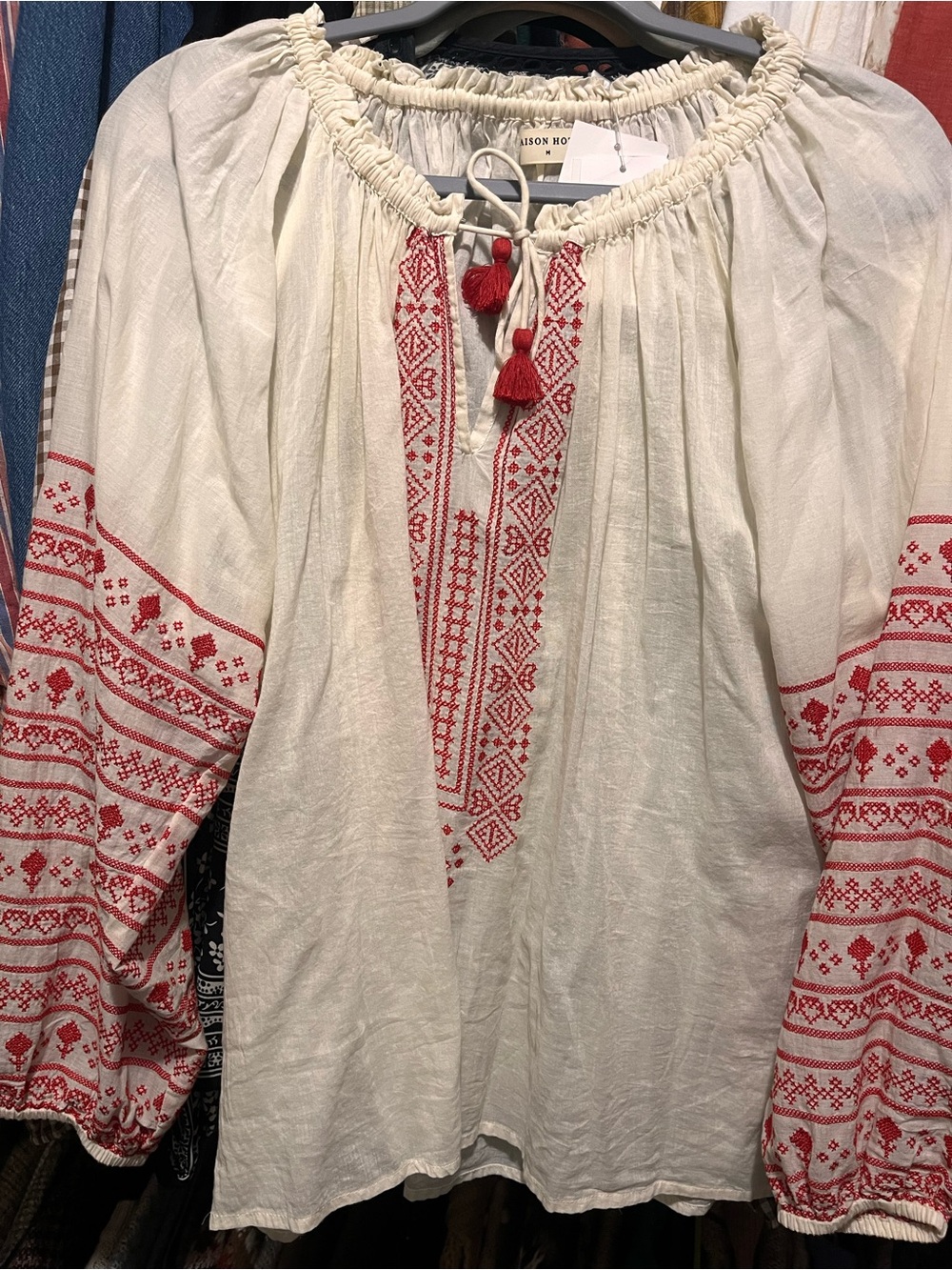 Maison Hotel Antonella Blouse Top NWT - Picture 4 of 5